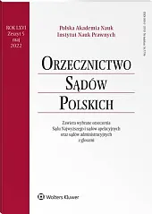 Orzecznictwo Sądów Polskich 