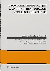 Obowiązek informacyjny w zakresie realizowanej strategii,Dobrosława Antonów