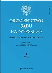 Orzecznictwo Sądu Najwyższego. Izba Pracy i, 