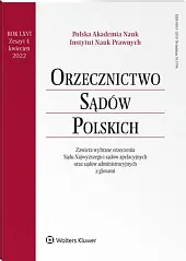 Orzecznictwo Sądów Polskich 