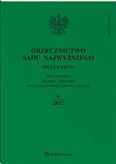 Orzecznictwo Sądu Najwyższego. Izba Cywilna 