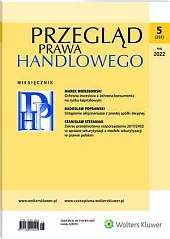 Przegląd Prawa Handlowego  Przegląd Prawa Handlowego