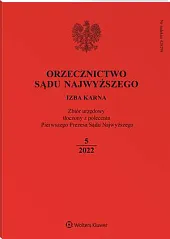 Orzecznictwo Sądu Najwyższego. Izba Karna  Orzecznictwo Sądu Najwyższego. Izba Karna