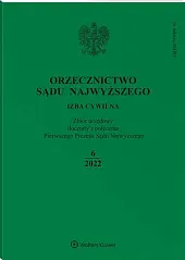Orzecznictwo Sądu Najwyższego. Izba Cywilna 