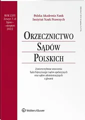 Orzecznictwo Sądów Polskich 