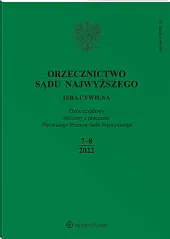 Orzecznictwo Sądu Najwyższego. Izba Cywilna  Orzecznictwo Sądu Najwyższego. Izba Cywilna