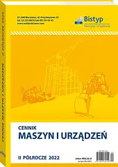 Cennik maszyn i urządzeń Cennik maszyn i urządzeń