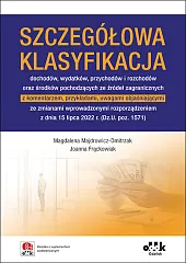 Szczegółowa klasyfikacja dochodów wydatków przychodów i,Magdalena Majdrowicz-Dmitrzak