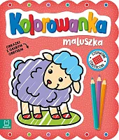 Kolorowanka maluszka Obrazki z grubym obrysem Czerwone ciasteczko