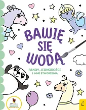 Bawię się wodą Pandy jednorożce i,