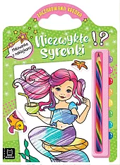 Niezwykłe syrenki Malowanka z naklejkami Zaczarowana,Sylwia Kajdana