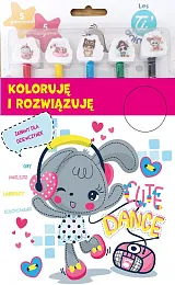 Koloruję i rozwiązuję Zabawy dla dziewczynekMonika Matusiak