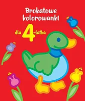 Brokatowe kolorowanki dla 4-latka