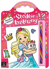 Słodkie królewny Malowanka z naklejkami Zaczarowana kredka