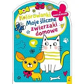 Kolorowanki z naklejkami Moje śliczne zwierzaki,