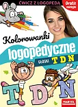 Kolorowanki logopedyczne Głoski T D N z naklejkami