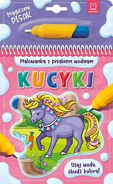 Malowanka z pisakiem wodnym KucykiAnna Podgórska