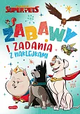 DC Liga Super-Pets Zabawy i zadania z naklejkami
