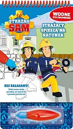 Strażak Sam Wodne kolorowanie Strażacy spieszą na ratunek