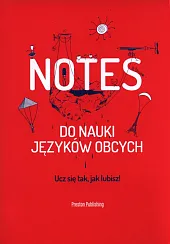 Notes do nauki języków obcych czerwony