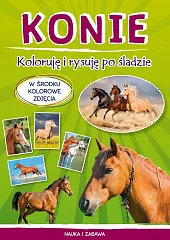 Konie Koloruję i rysuję po śladzie
