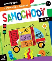 Samochody na ulicy Wyklejanka, rysowanka z,Agnieszka Bator
