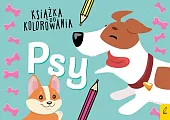 Książka do kolorowania Psy