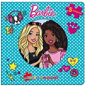 Barbie Książka z puzzlami