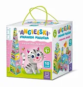 Angielski Piramida malucha + książeczka Animals,Agnieszka Bator
