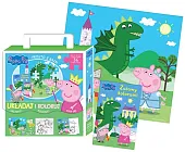 Peppa Pig Układaj i koloruj.
