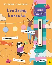 Rysowanki-zmazywanki Urodziny borsuka