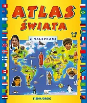 Atlas świata z nalepkamiMariola Langowska Atlas świata z nalepkamiMariola Langowska