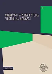 Warmińsko-mazurskie studia z historii najnowszej Tom,Karol Sacewicz