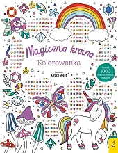 Wypukłe naklejki Magiczna kraina Kolorowanka