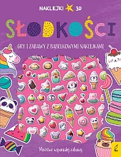 Wypukłe naklejki Słodkości