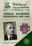 Obszar Zachodni Zrzeszenia WiN 1945 Obszar Zachodni Zrzeszenia WiN 1945