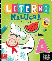 Literki malucha Uczę się koloruję naklejamAgnieszka Bator Literki malucha Uczę się koloruję naklejamAgnieszka Bator