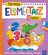 Pierwszy elementarz 4-latka Nauka zabawa wycinanki,Anna Podgórska