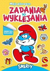 Smerfy Moje pierwsze zadania do wyklejania