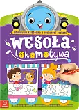 Wesoła lokomotywa Edukacyjna książeczka z ruchomymi oczkami