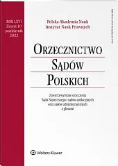 Orzecznictwo Sądów Polskich 