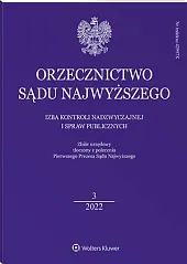 Orzecznictwo Sądu Najwyższego. Izba Kontroli Nadzwyczajnej, 