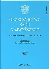 Orzecznictwo Sądu Najwyższego. Izba Pracy i,  Orzecznictwo Sądu Najwyższego. Izba Pracy i,