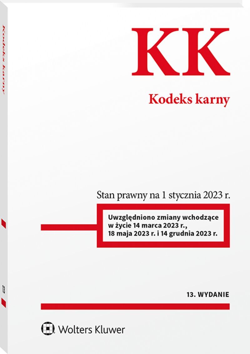 Kodeks Karny Przepisy 2023 Książka Ebook Pdf Profinfopl 1819