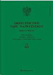 Orzecznictwo Sądu Najwyższego. Izba Cywilna  Orzecznictwo Sądu Najwyższego. Izba Cywilna