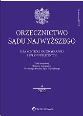 Orzecznictwo Sądu Najwyższego. Izba Kontroli Nadzwyczajnej, 