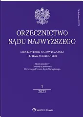 Orzecznictwo Sądu Najwyższego. Izba Kontroli Nadzwyczajnej, 