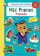 Miś Pracuś Pojazdy Książka z naklejkami