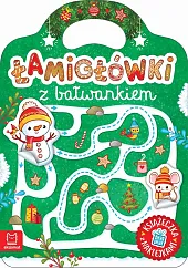 Łamigłówki z bałwankiem. Książeczka z naklejkami Łamigłówki z bałwankiem. Książeczka z naklejkami