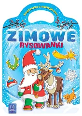 Zimowe rysowanki. Książeczka z naklejkamiAnna Podgórska